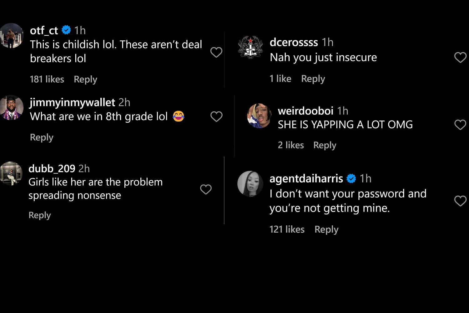 Fans commented on Instagram (@overtime/IG)