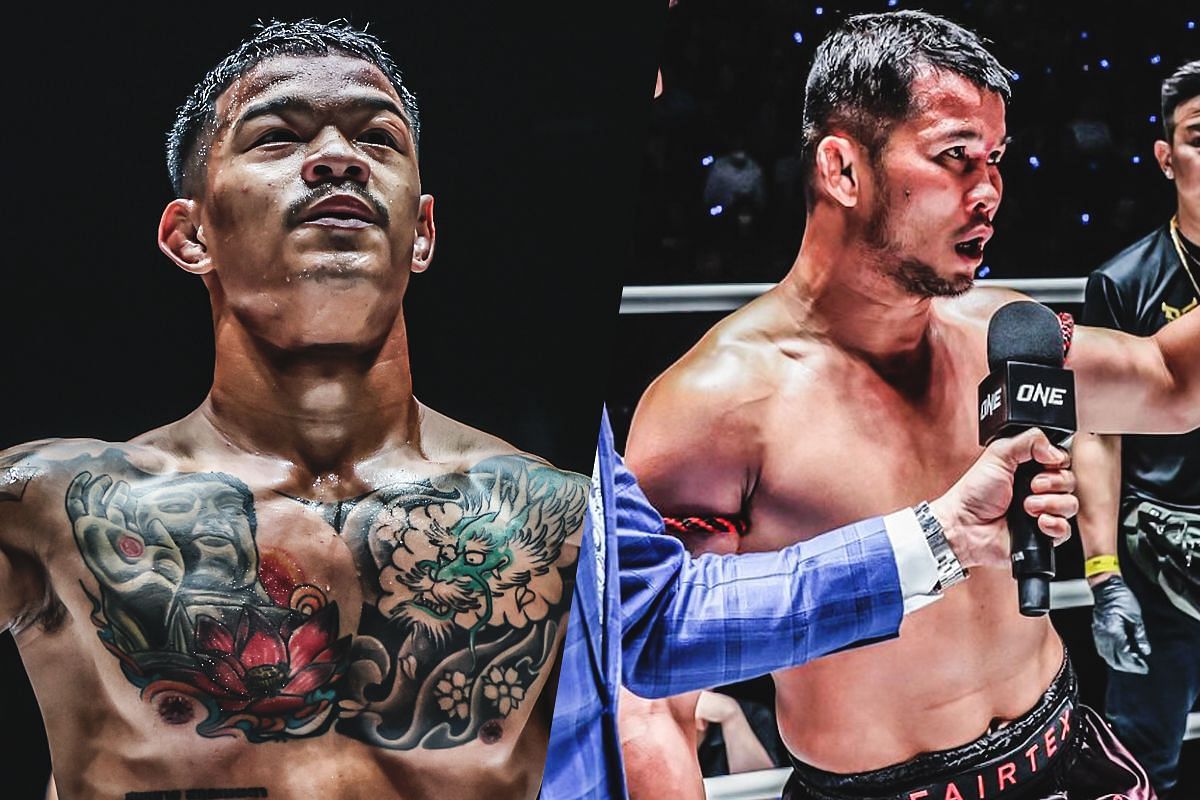 Kongthoranee (Left) is looking for a finish against Nong-O (Right). | [Photo Source: ONE Championship