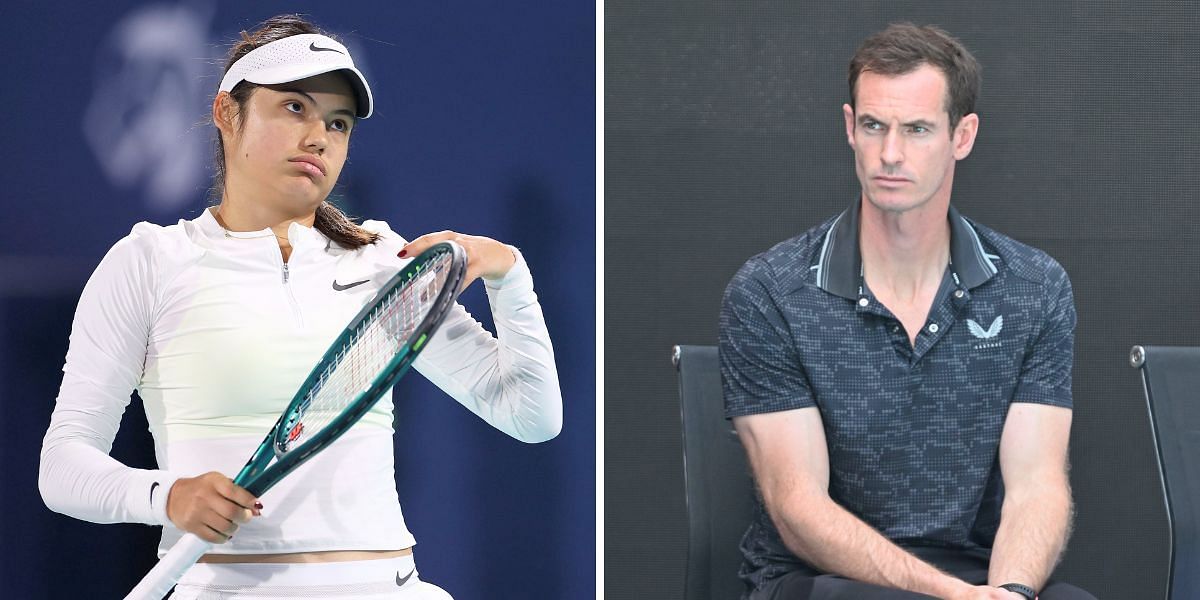 Emma Raducanu (L) &amp; Andy  Murray (R) [Image Source: Getty Images]