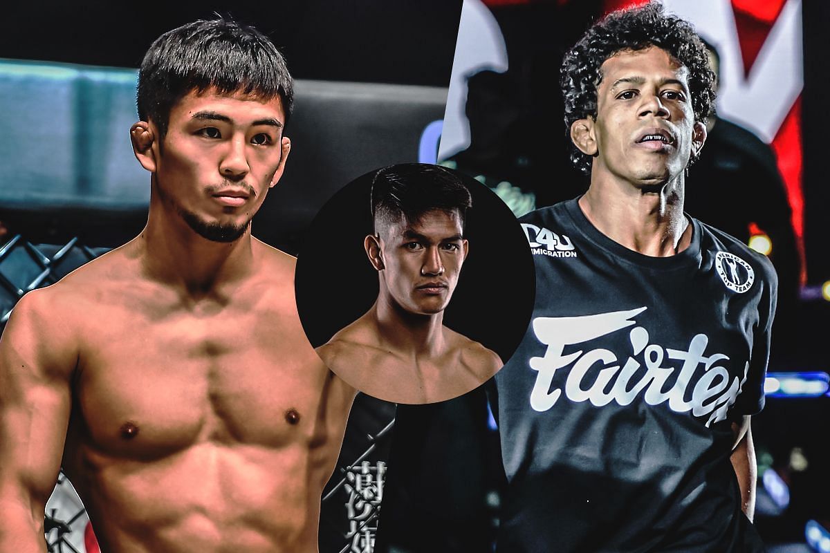 Yuya Wakamatsu, Danny Kingad, Adriano Moraes - Photo by ONE Championship