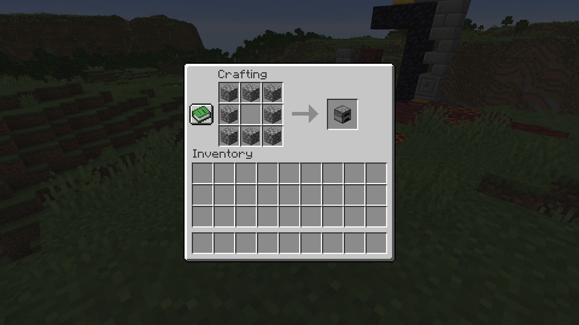 Crafting furnace (Image via Mojang)