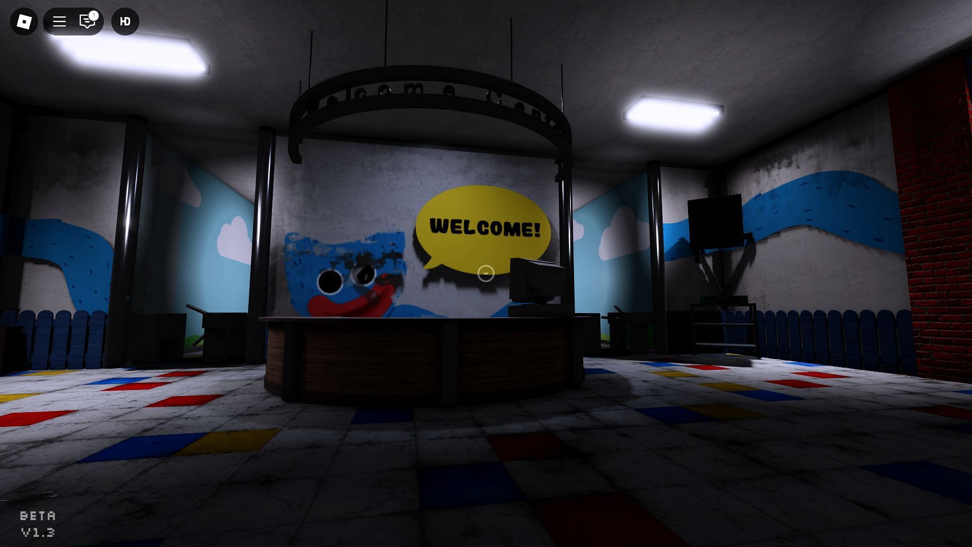 The very first area in Poppy Newtime chapter 1 (Image via Roblox)