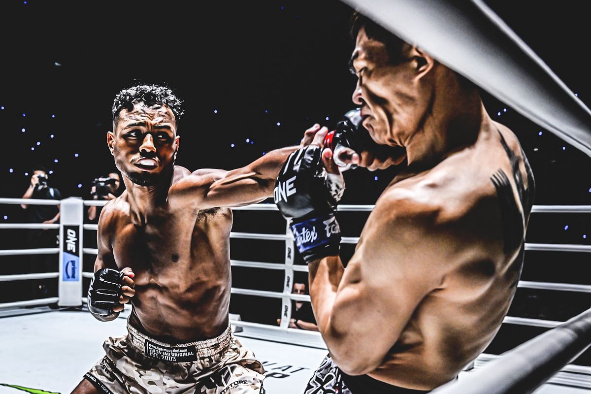 Felipe Lobo and Saemapetch Fairtex - Photo by ONE Championship