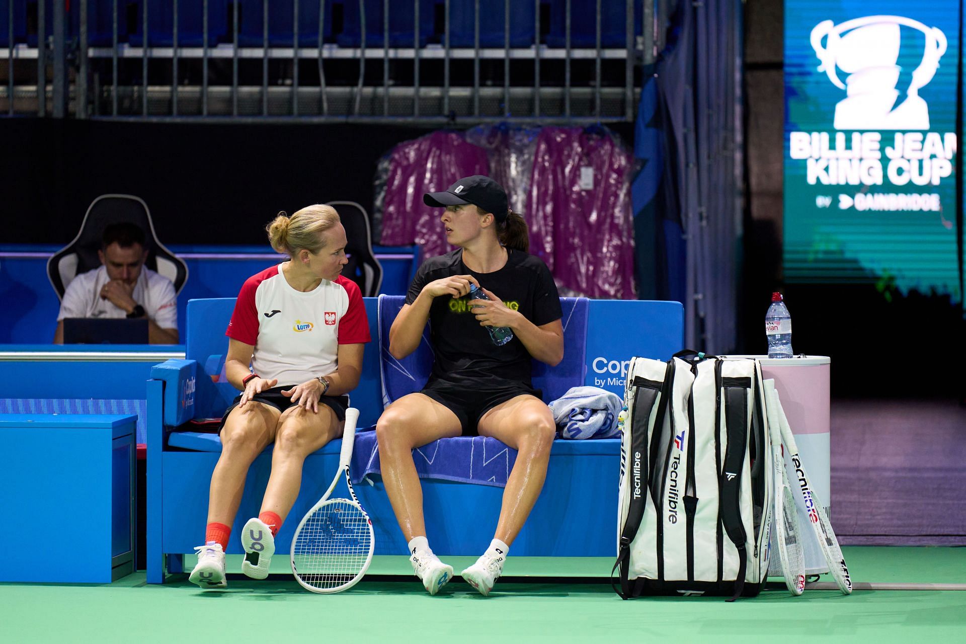 Iga Swiatek with psychologist Daria Abramowicz - Source: Getty