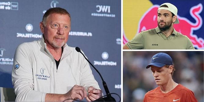 Boris Becker drops 2-word reaction to Matteo Berrettini supporting Jannik Sinner after 3-month doping ban saga