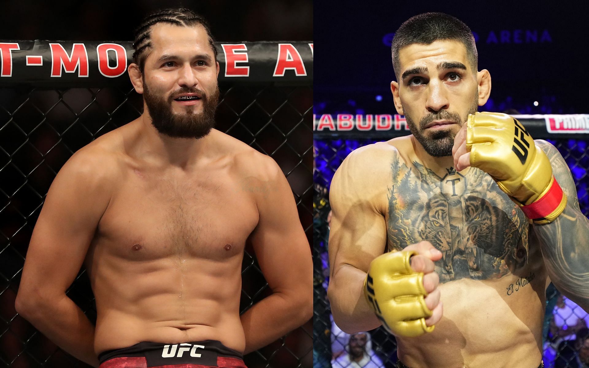 Jorge Masvidal picks fighter who can potentially beat Ilia Topuria. [Images courtesy: Getty]