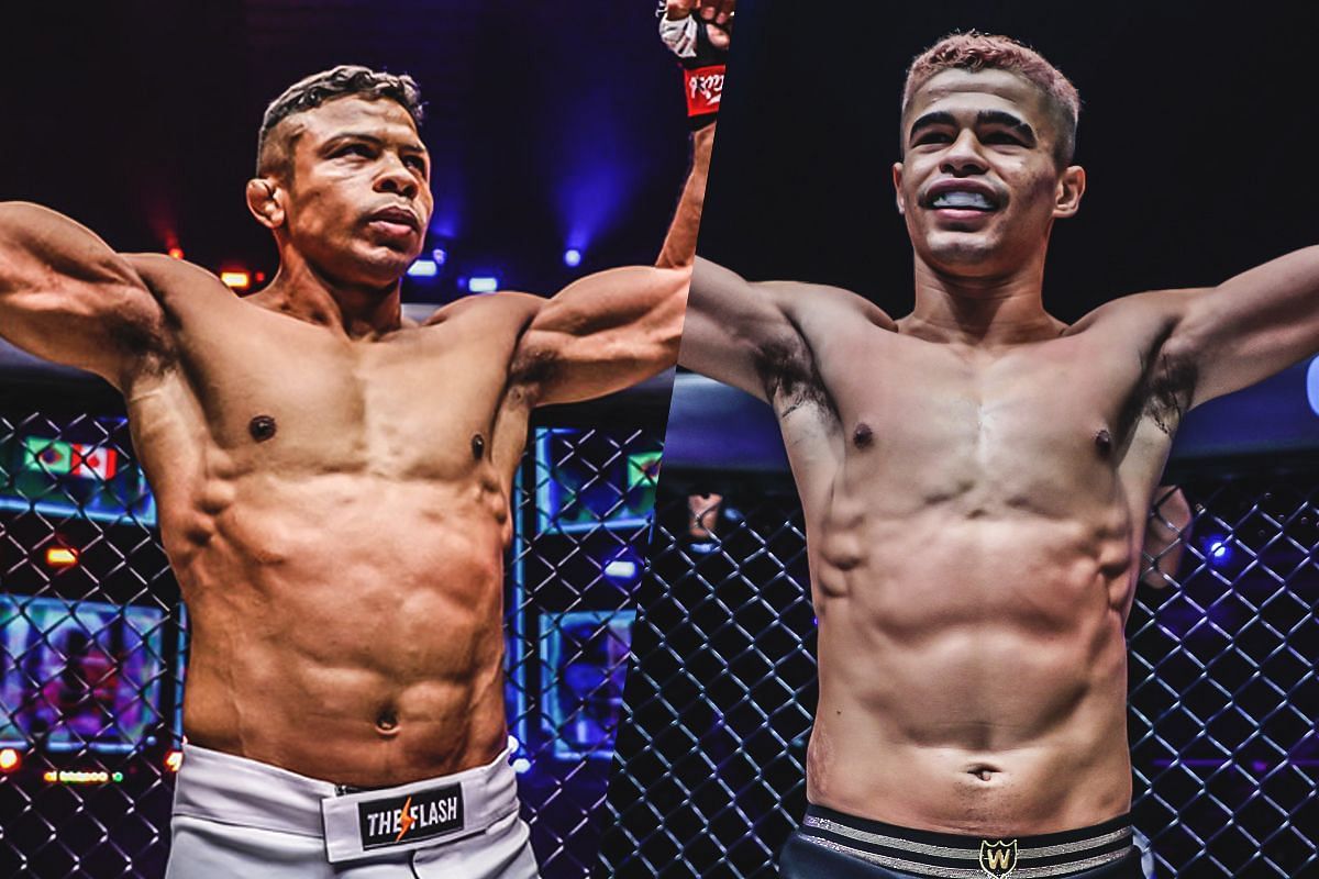 Bibiano Fernandes (L) and Fabricio Andrade (R) - Photo by ONE Championship