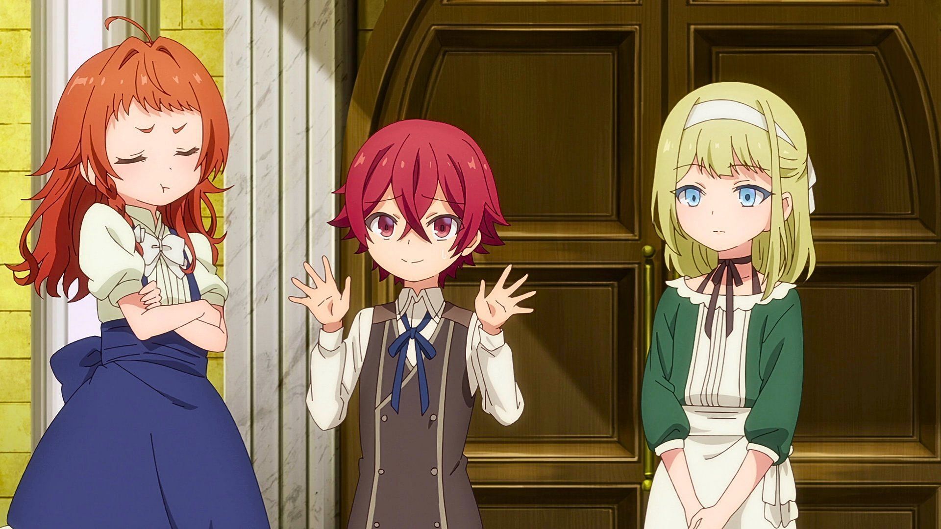 Marie, Shion, and Rose as seen in the most recent episode (Image via Studio Deen)