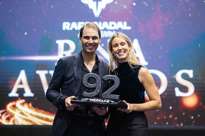 Rafael Nadal and sister Maribel can't stop smiling as Spaniard bonds with family in beachside outing