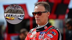 Kevin Harvick makes his feelings known about the final lap caution at Atlanta