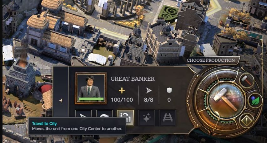 Great banker will appear near your capital in Civilization 7 (Image via 2K Games)