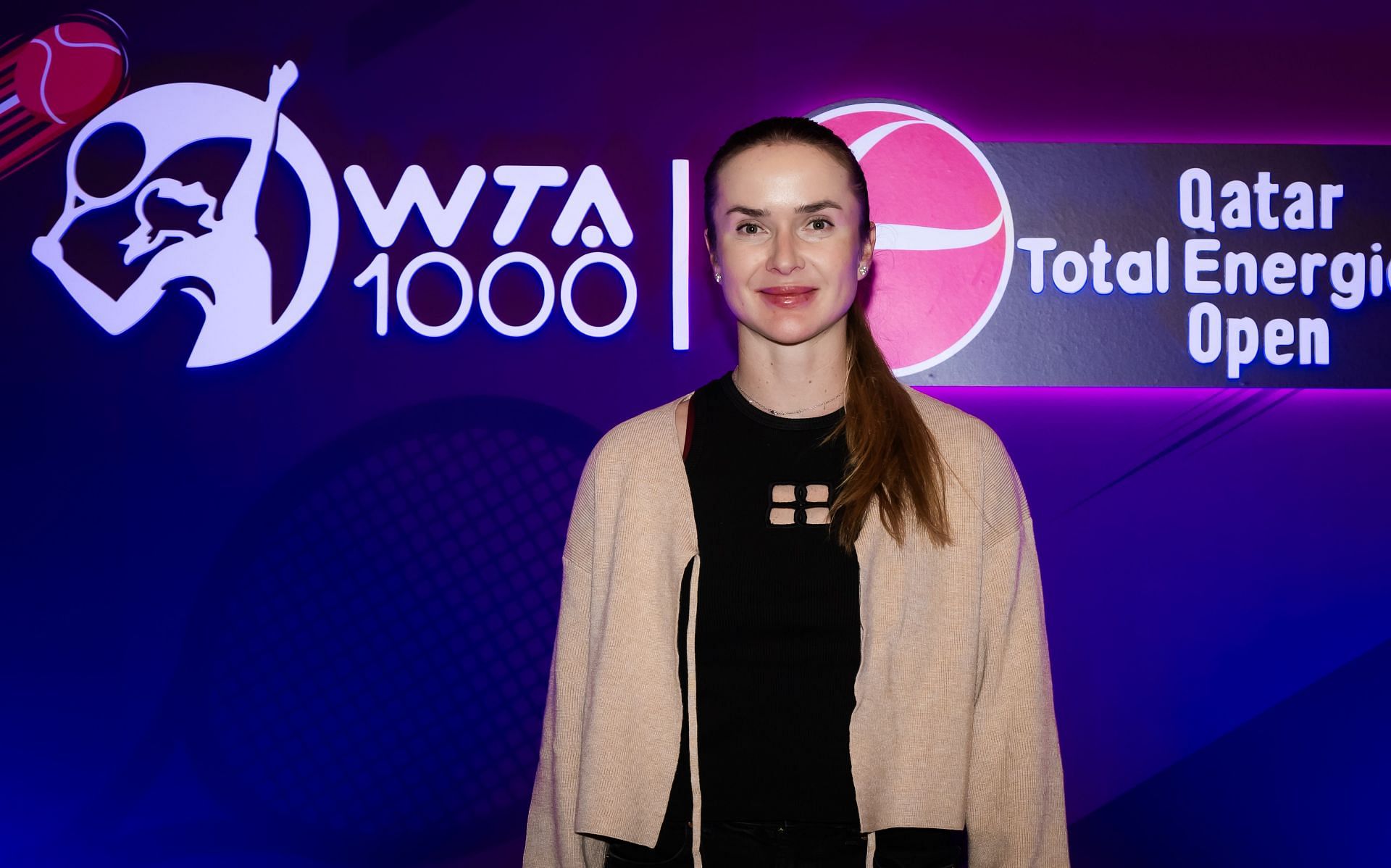 Elina Svitolina at the Qatar TotalEnergies Open - Day One - Source: Getty