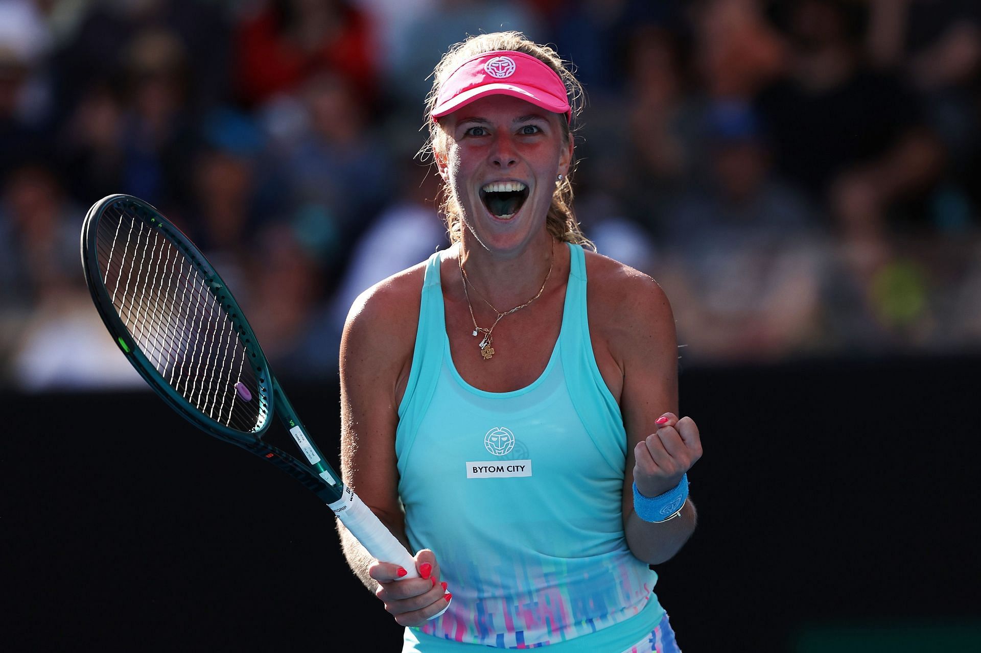 Magdalena Frech at the 2025 Australian Open (Image Source: Getty)