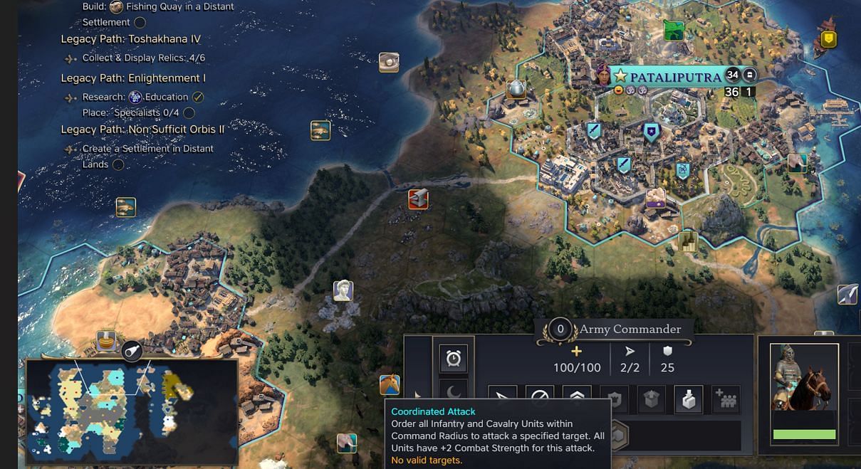 Coordinated Attack in Civilisation 7 (Image via 2K Games) 