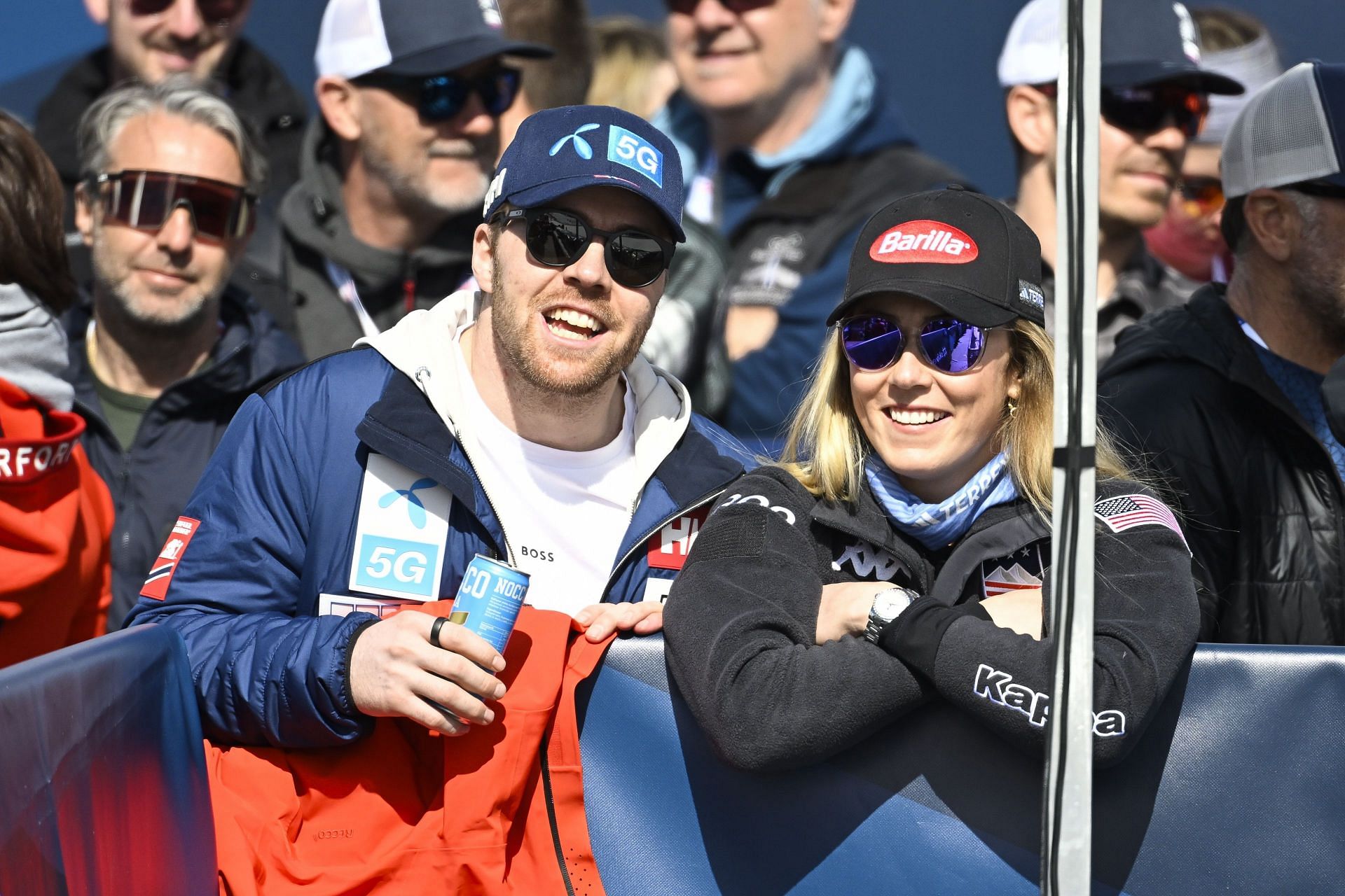 Mikaela Shiffrin and Aleksander Kilde at the Audi FIS Alpine Ski World Cup Finals - Source: Getty