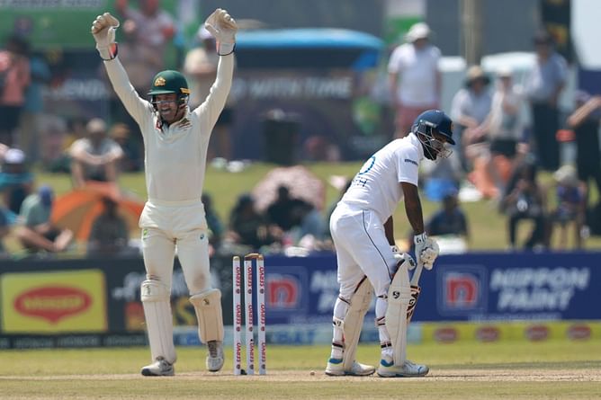 Dimuth Karunaratne bowled by Nathan Lyon for 36 in final match in SL vs AUS 2025 2nd Test [Watch]