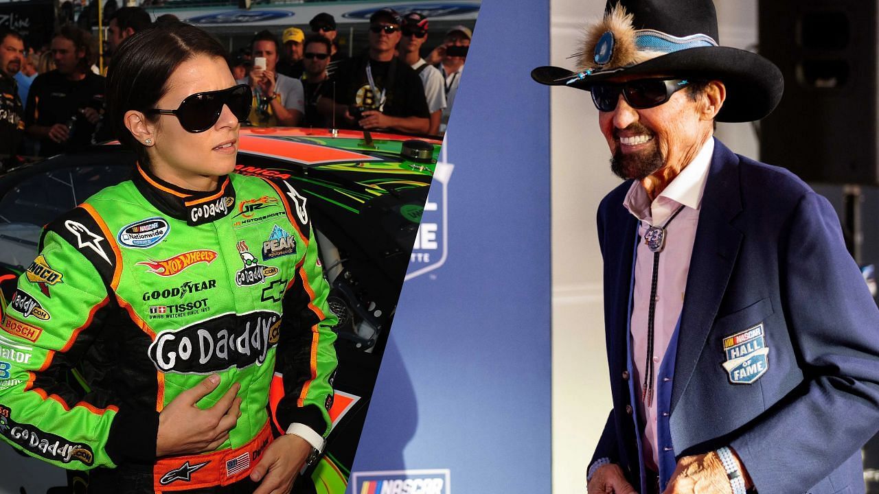 Danica Patrick (L) and Richard Petty (R) - Images via Imagn