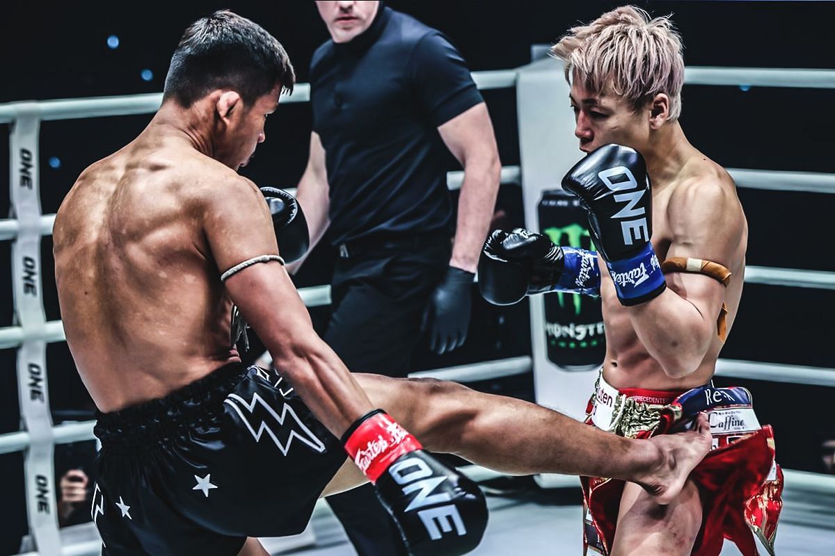 Superlek Kiatmoo9 and Takeru Segawa - Photo by ONE Championship