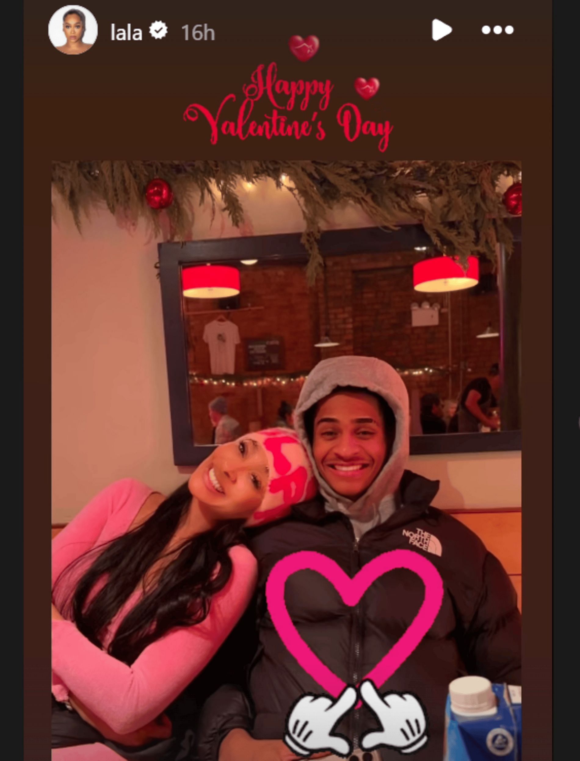 La La Anthony shares Valentine&#039;s Day pic with son Kiyan Anthony (Source: Instagram/ lala)