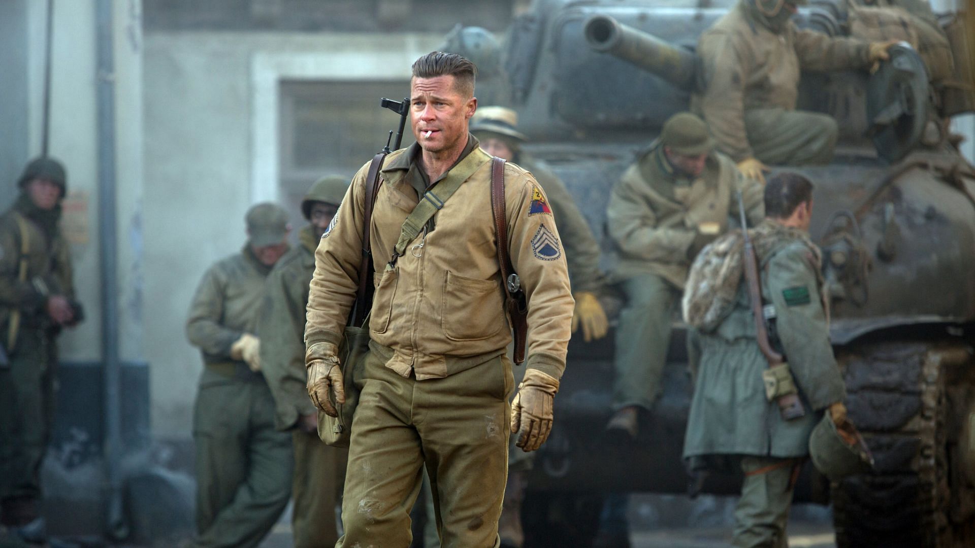 Still from Fury (Image via Sony Pictures)