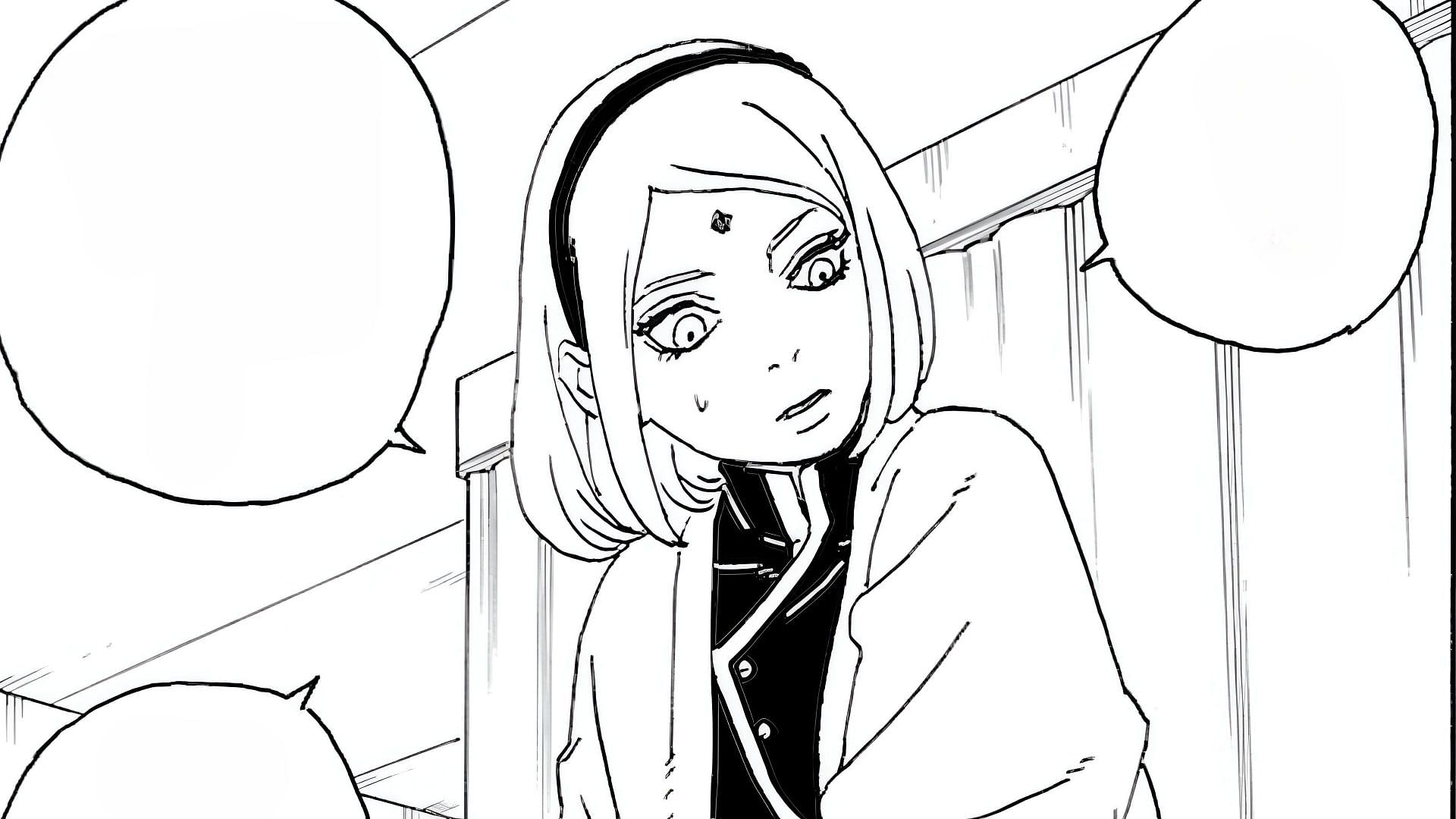 Sakura Uchiha as seen in the manga (Image via Shueisha)