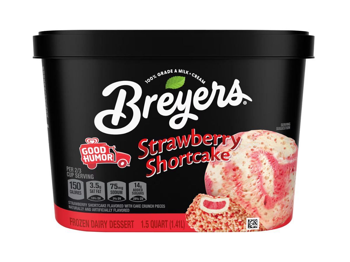 Breyers x Good Humor Strawberry Shortcake ice cream