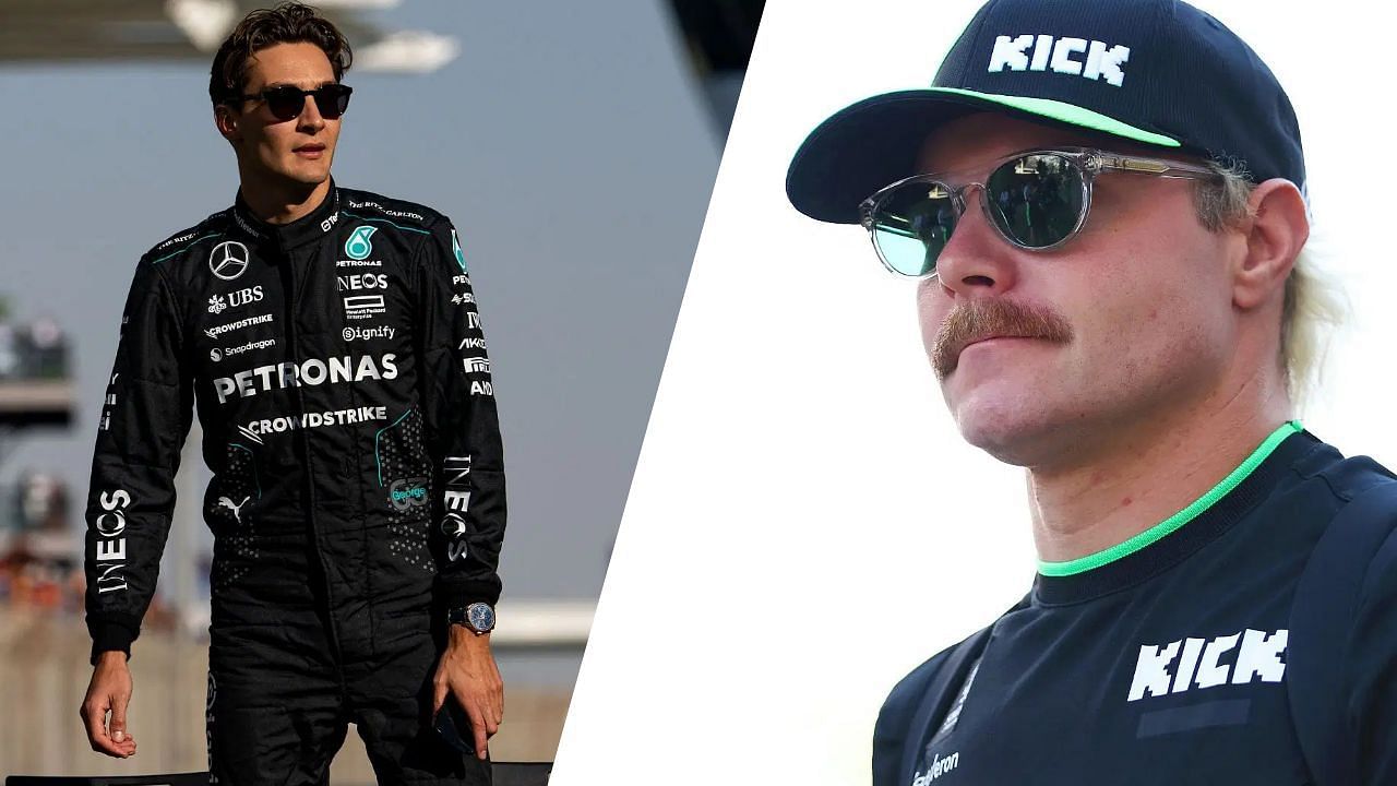 George Russell (L) and Valtteri Bottas (R) - Images via Getty