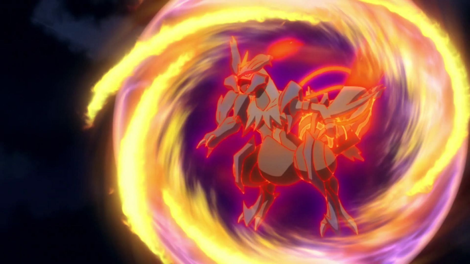 White Kyurem&#039;s Ice Burn slows down the catch ring of all wild Pokemon (Image via The Pokemon Company)