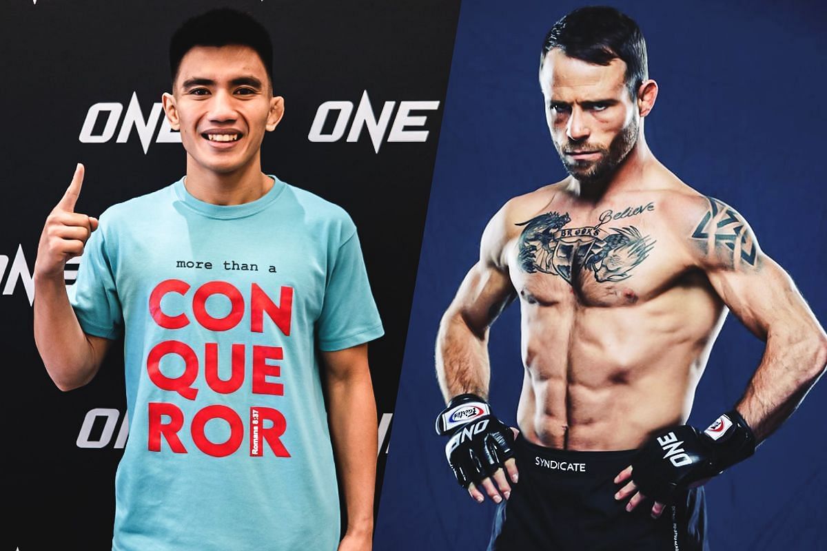 Joshua Pacio (left) and Jarred Brooks (right). [Photos from ONE Championship]