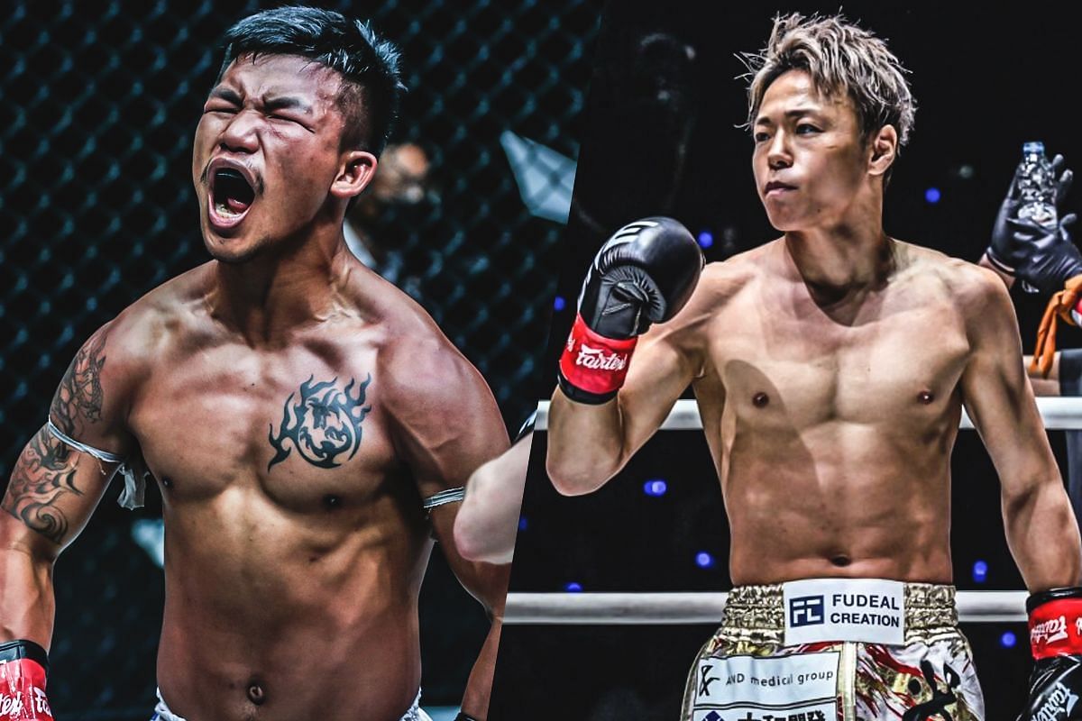 Rodtang Jitmuangnon (left) and Takeru Segawa (right). [Photos from ONE Championship]