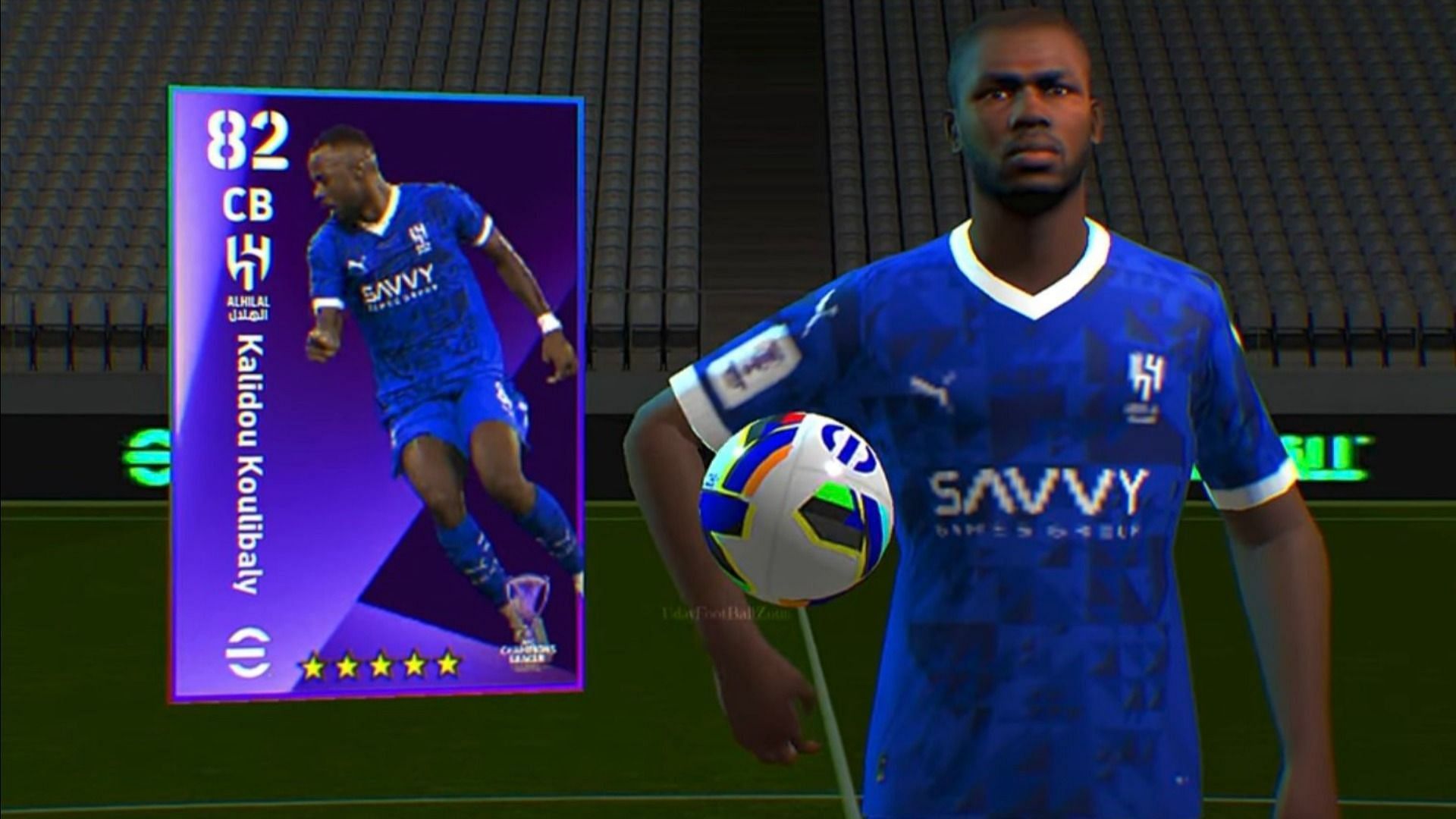 eFootball 2025 Kalidou Koulibaly controversy (Image via Konami)