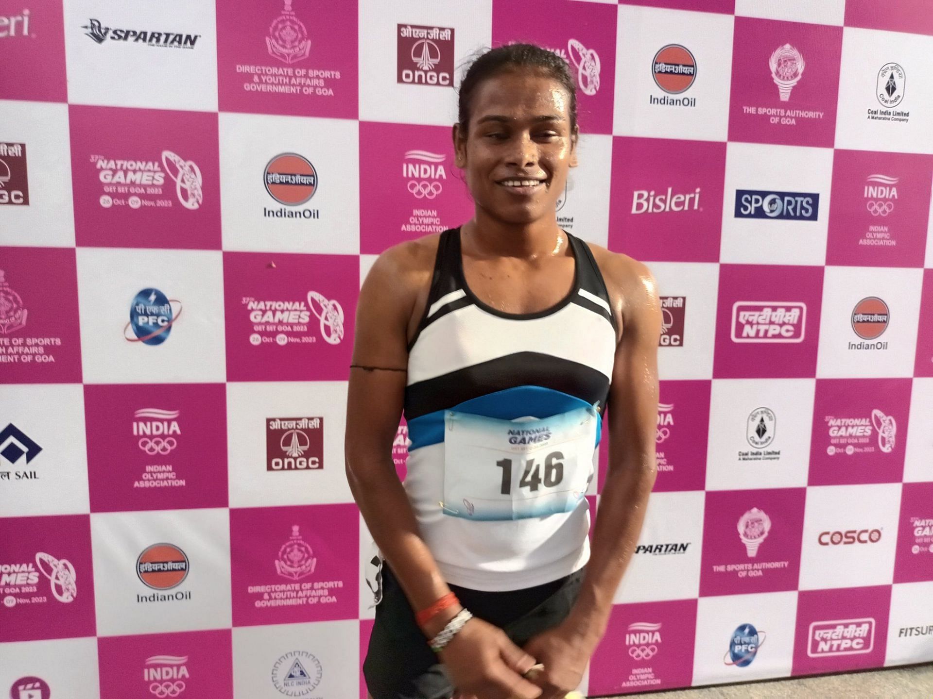 KM Chanda of India. Courtesy: Athletics Federation of India 