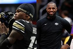 “Stop hating on Bron”: Travis Hunter defends LeBron James as Jordan Seaton trolls him for pretending to read a book