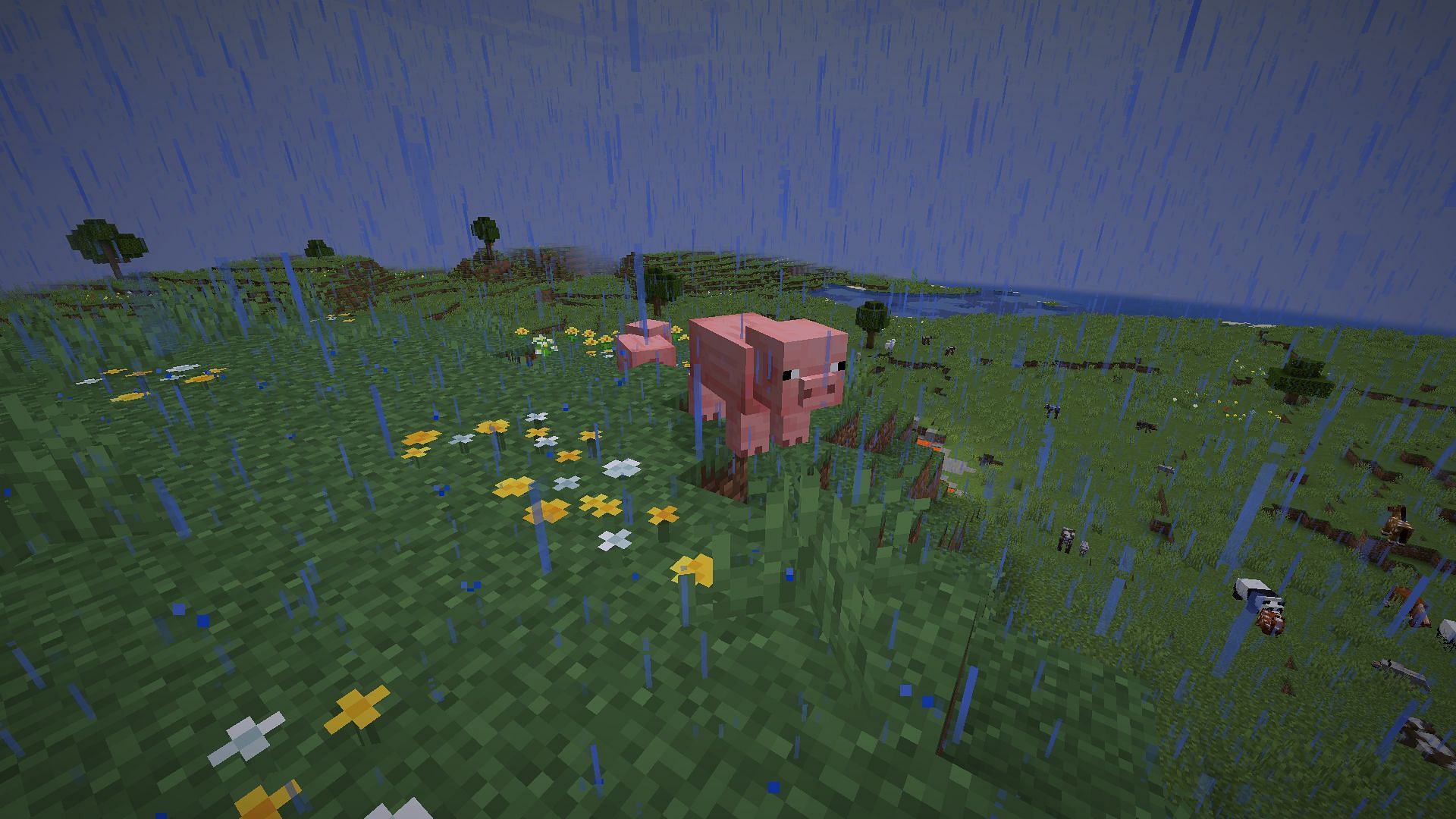 Temperate variants are the original versions of the classic mobs (Image via Mojang Studios)