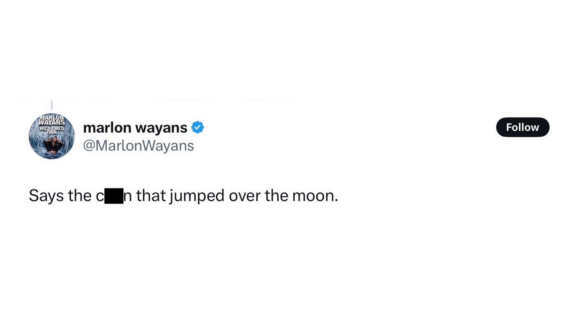 Wayans&#039; other response to Soulja Boy&#039;s tweet (Image via X/@MarlonWayans)