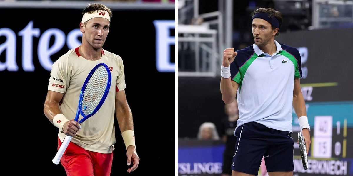 Casper Ruud vs Arthur Rinderknech is one of the first-round matches at the Mexican Open 2025. (Photos: Getty)