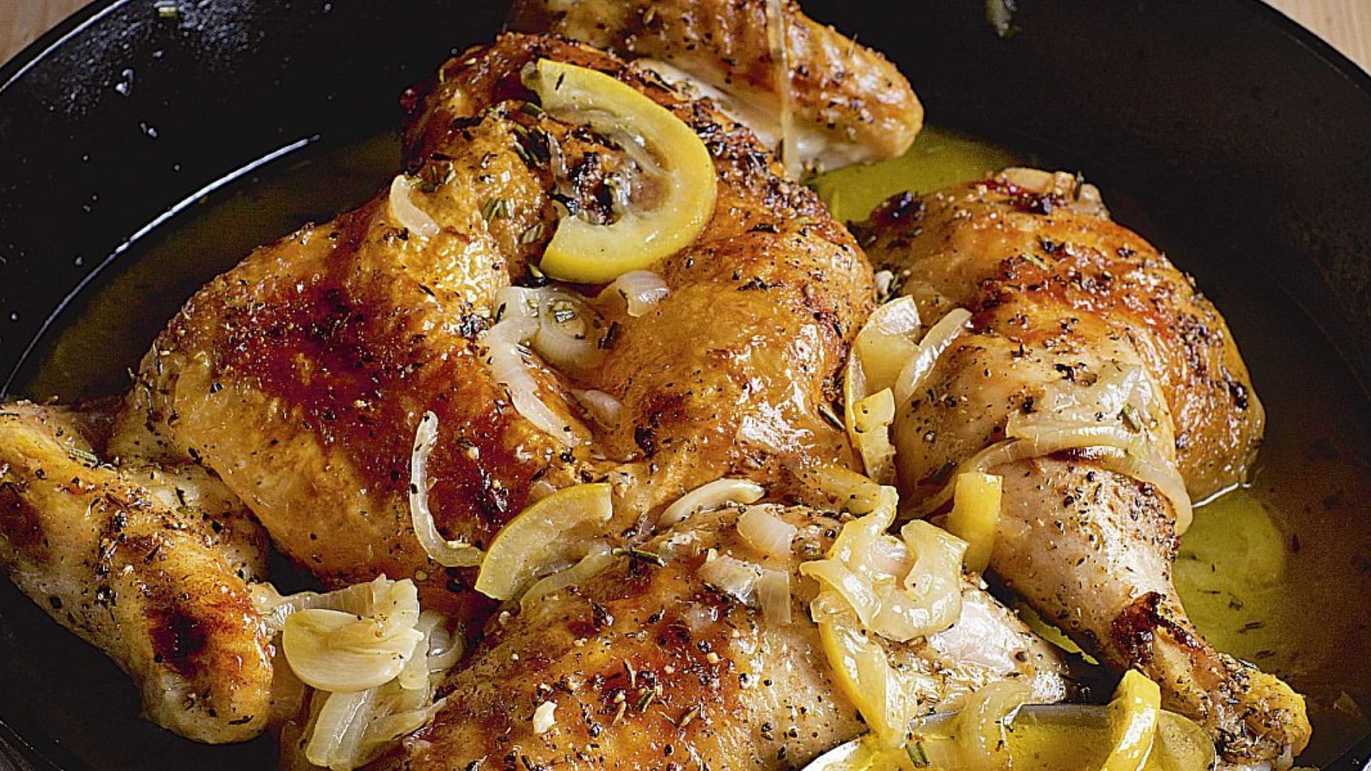 Ina Garten&#039;s Skillet Roasted Lemon Chicken is perfect for Valentine&rsquo;s Day (Image via Barefoot Contessa)