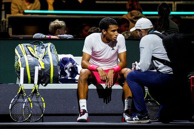 What happened to Felix Auger-Aliassime in Rotterdam? Everything about  Canadian's "painful" mid-match retirement days after winning a title