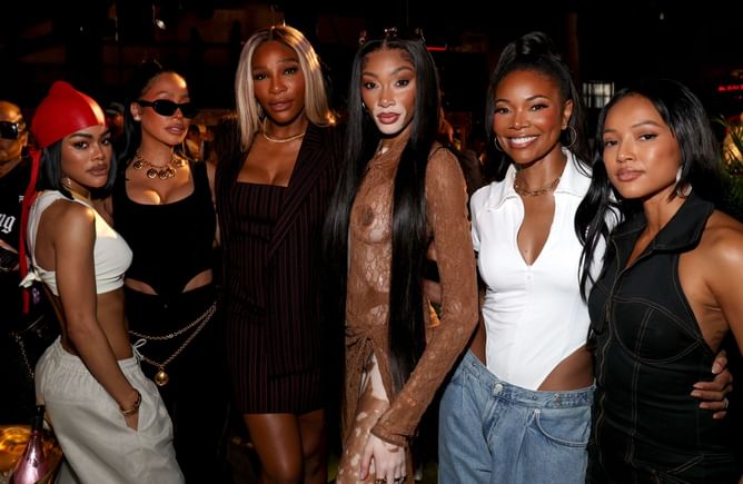 IN PICS: Kiyan Anthony's mom La La Anthony shows off all-black glam look for 2025 Fanatics Super Bowl party in New Orleans
