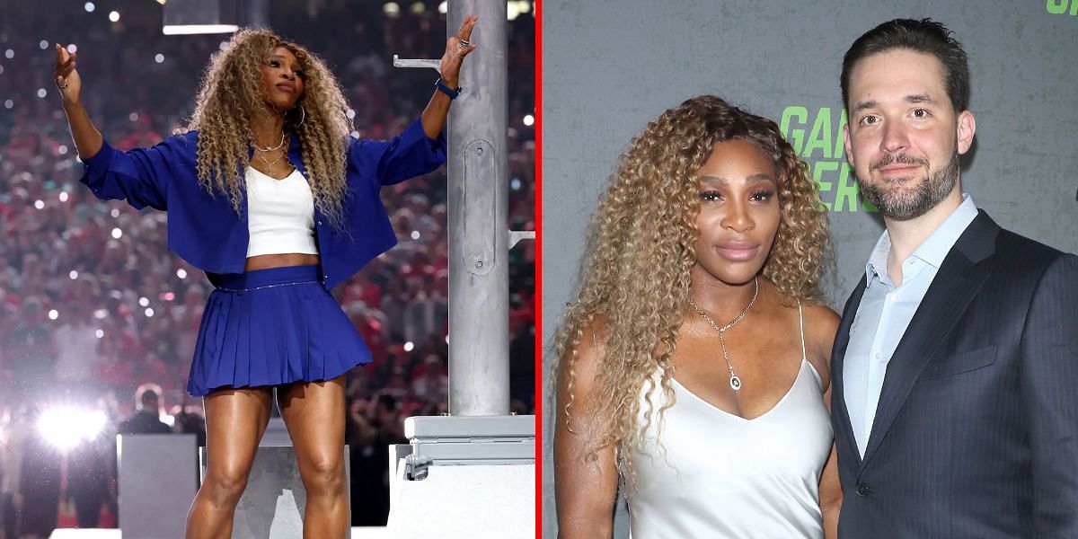 Serena Williams and Alexis Ohanian (Images via GETTY)