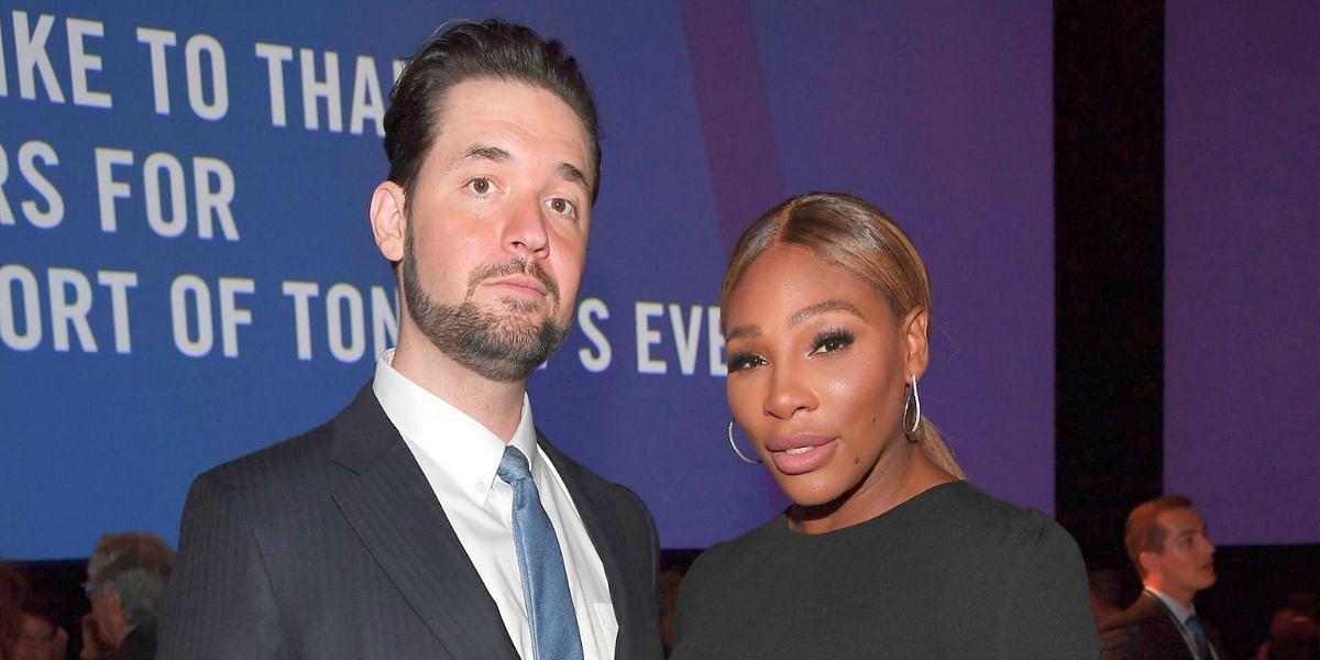 Serena Williams with her husband Alexis Ohanian [Image Source: Getty Images]