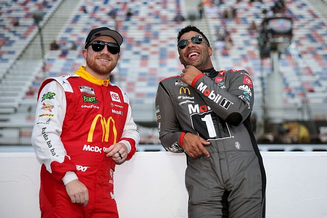 Bubba Wallace & Tyler Reddick banter in Michael Jordan-owned 23XI Racing’s new sponsorship promo