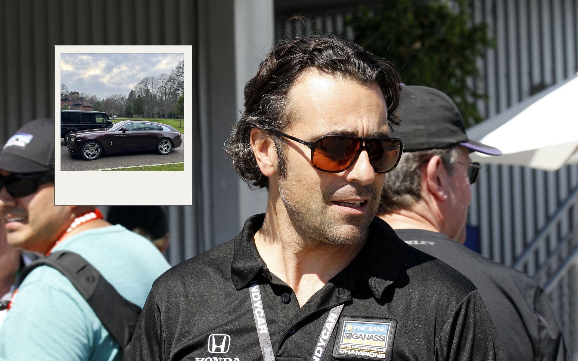 Dario Franchitti and his Rolls Royce Wraith Shooting Brake