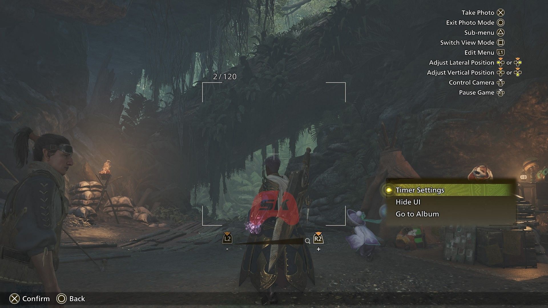 MH Wilds Photo Mode Sub Menu (Image via Sportskeeda Gaming/Capcom)