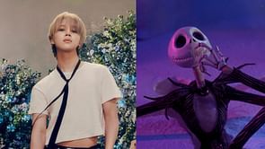 “Jack Skellington is back”—Fans react as BTS' Jimin’s trademark autograph to a fellow soldier goes viral online