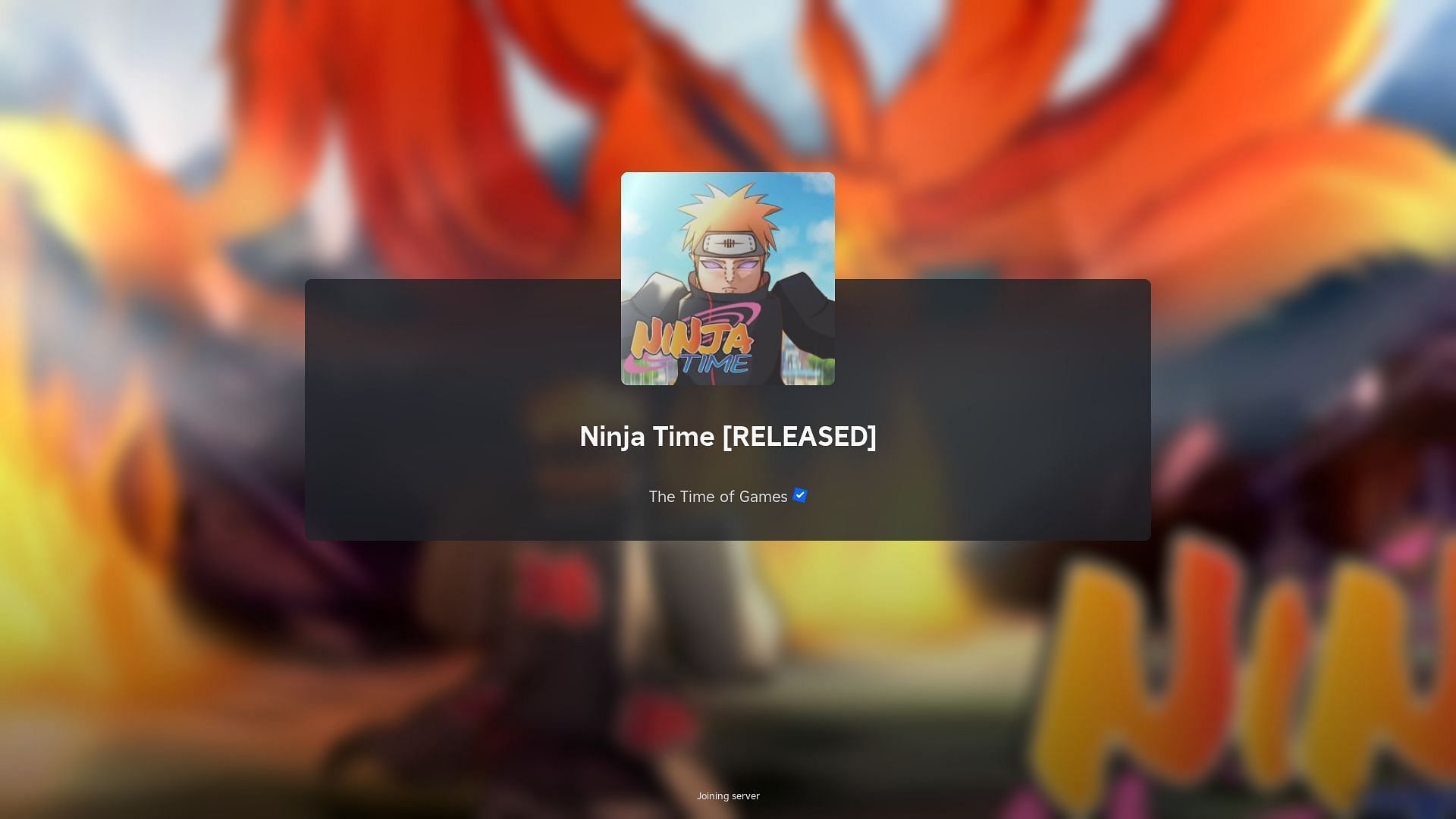 Roblox Ninja Time