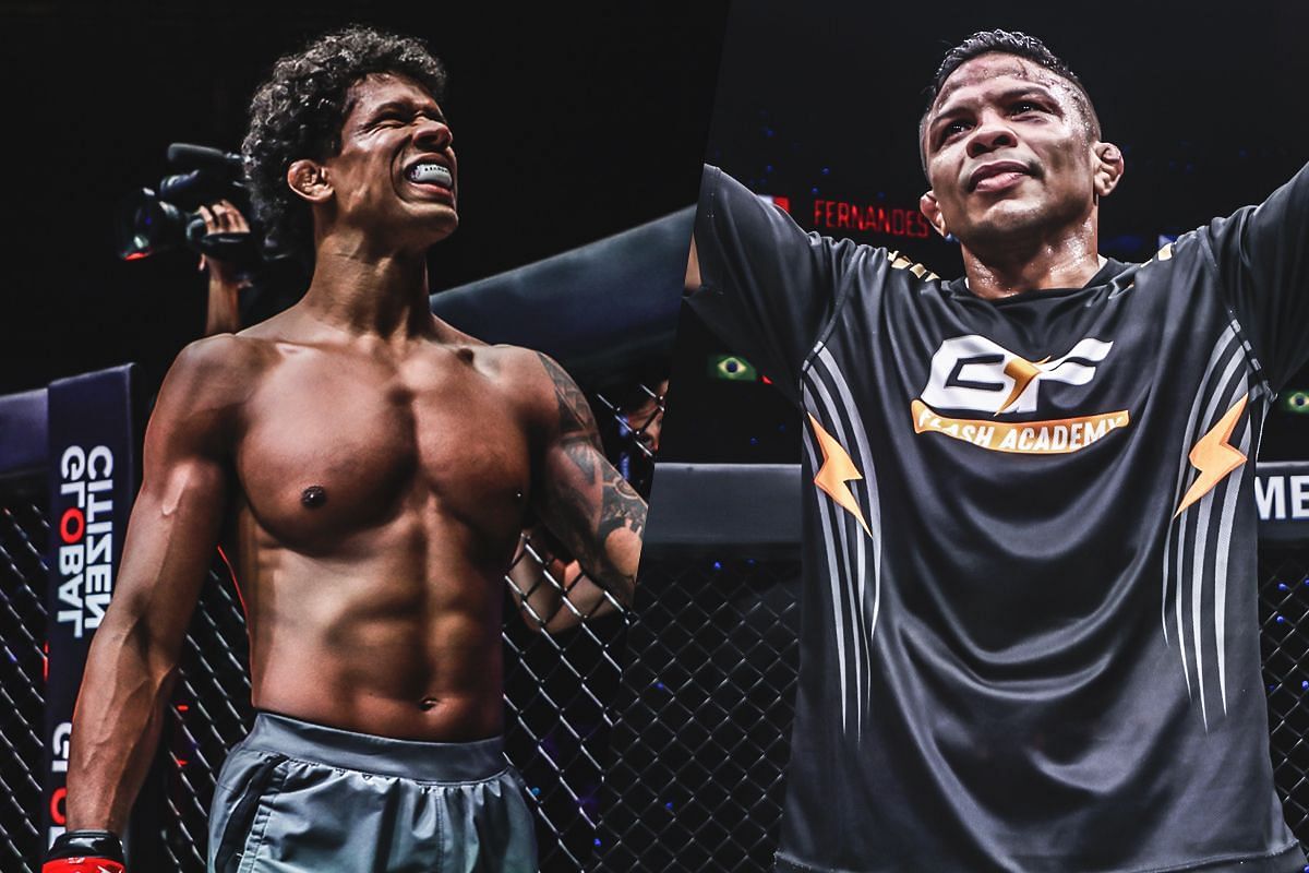 Adriano Moraes (left) Bibiano Fernandes (right) [Photos via: ONE Championship]