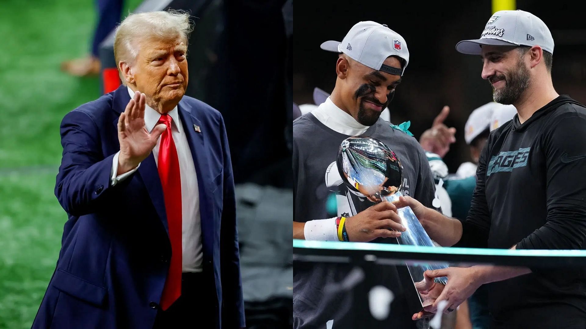 The Philadelphia Eagles will visit Donald Trump after winning Super Bowl LIX