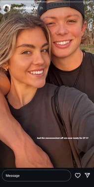 Jackson Holliday's wife Chloe's Instagram story (Source: Instagram/@chloehollidayyy)