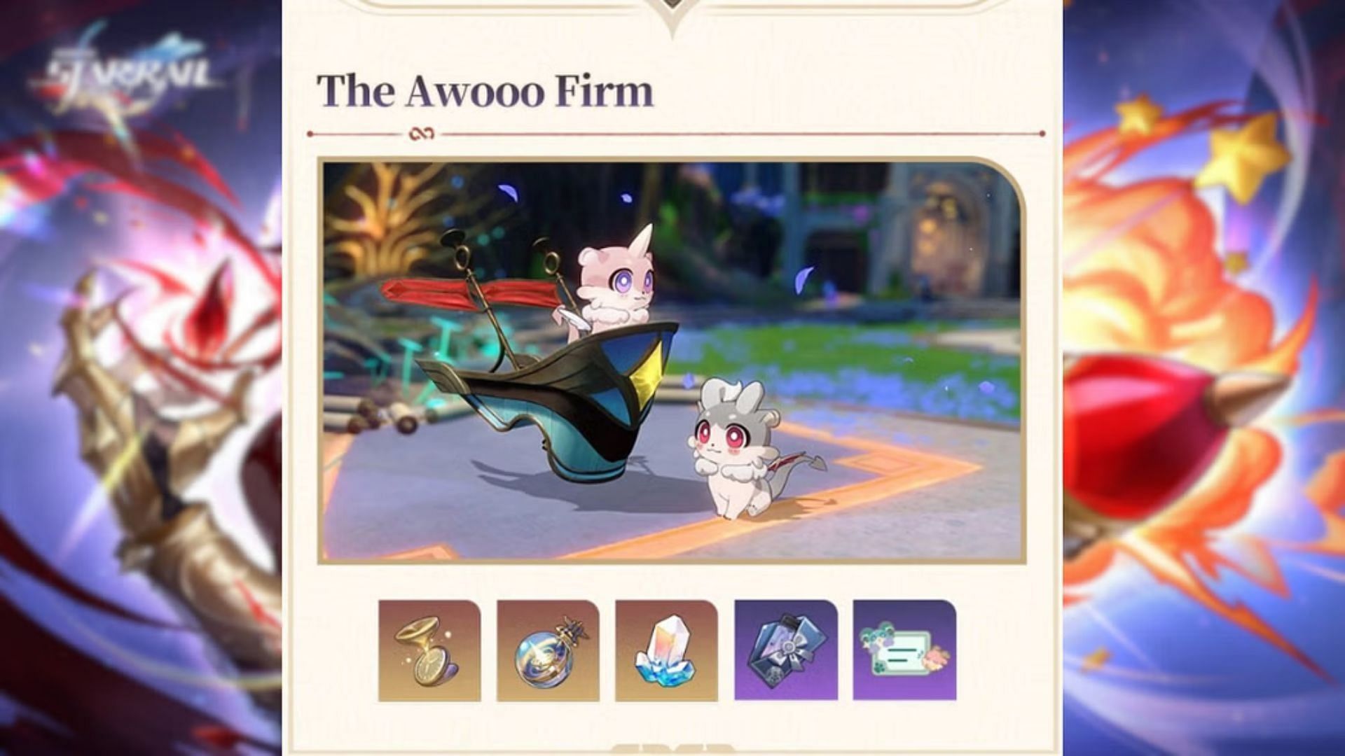 The Awooo Firm event preview (Image via HoYoverse)